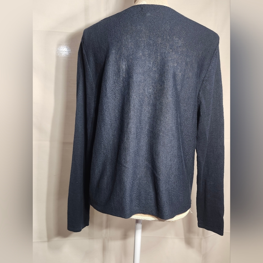 J. Jill cotton and linen blend light sweater - Picture 2 of 4